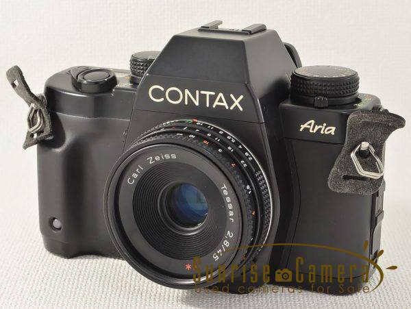 CONTAX Aria ＋ Tessar T* 45mm F2.8 MMJ 52,800円にて買取させていただきました