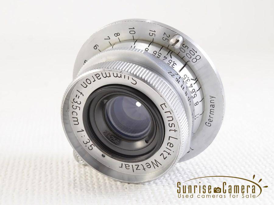 Leica Summaron (ズマロン) 3.5cm F3.5 前期 L39 41,000円にて買取させていただきました！