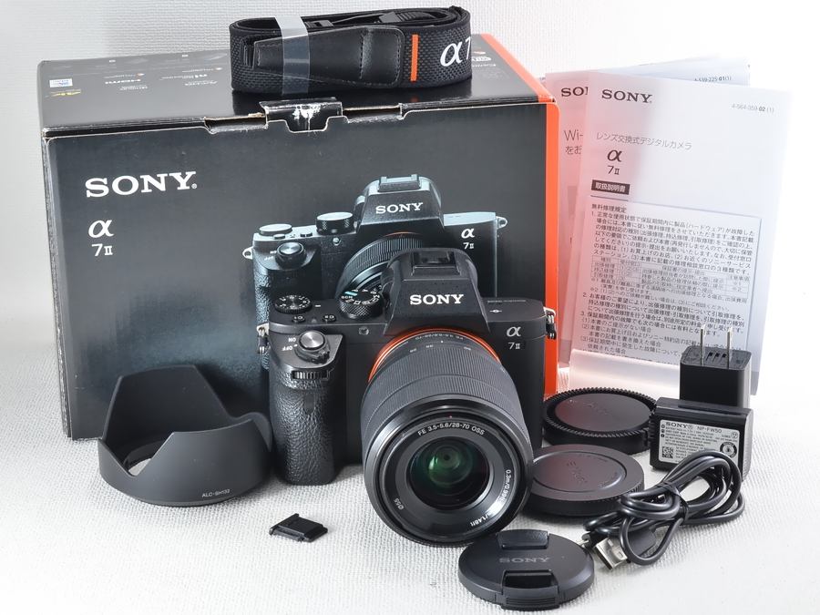 SONY α7 II ズームレンズキット FE 28-70mm F3.5-5.6 OSS ILCE-7M2K 元箱付属品付